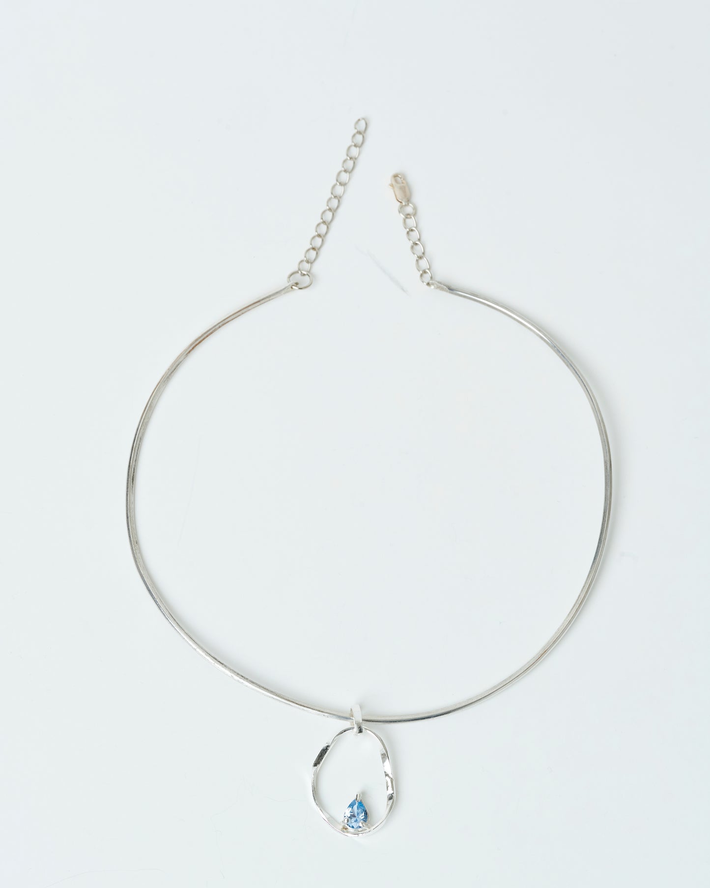Choker Mare piedra azul