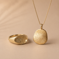 Pack Collar + Anillo Enchapado