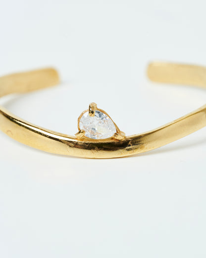 Pulsera comporta blanca - Enchapada