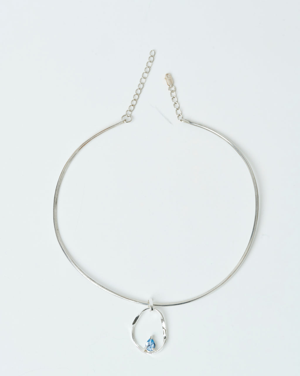 Choker Mare piedra azul