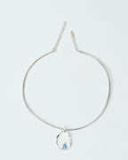 Choker Mare piedra azul