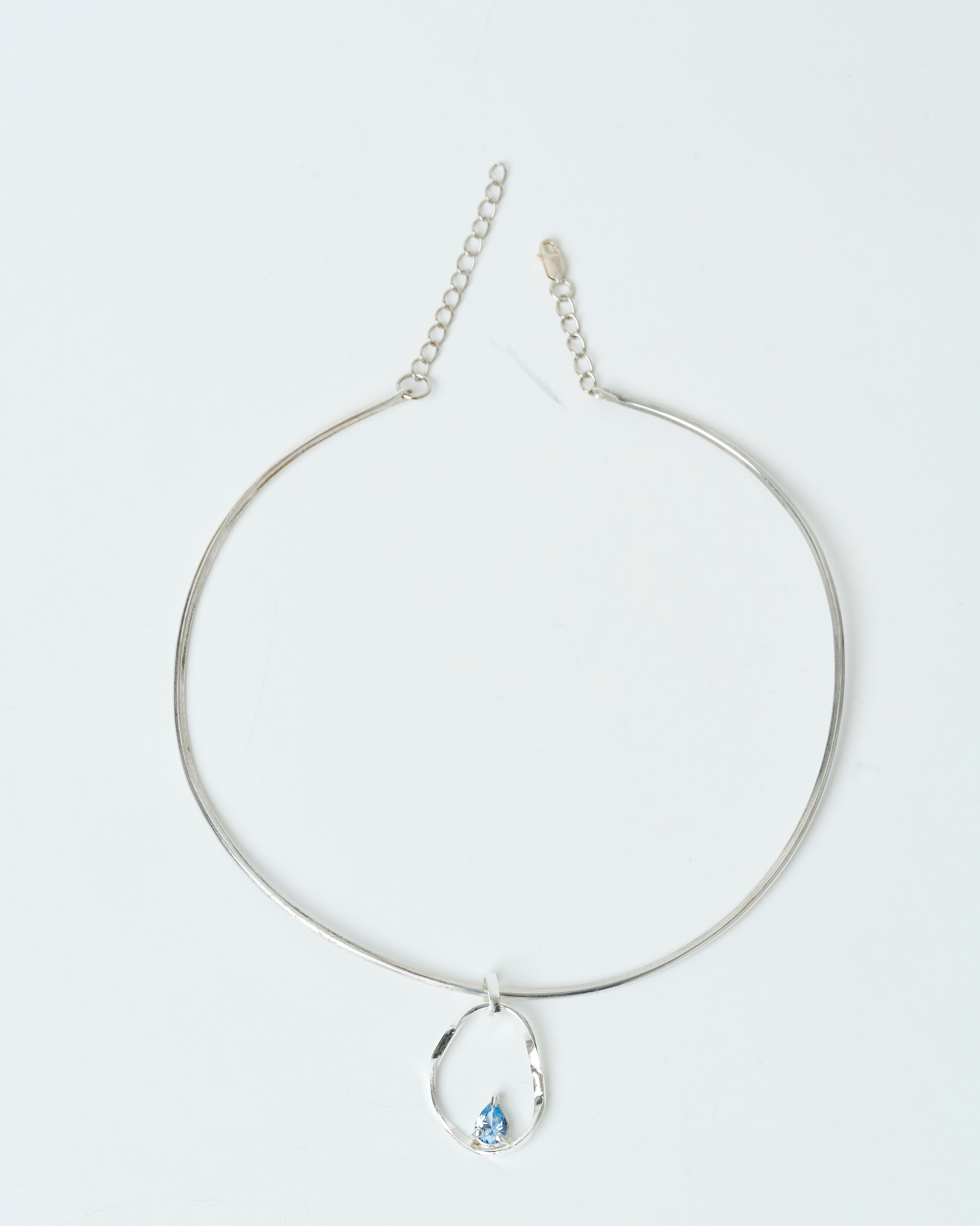 Choker Mare piedra azul