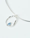 Choker Mare piedra azul