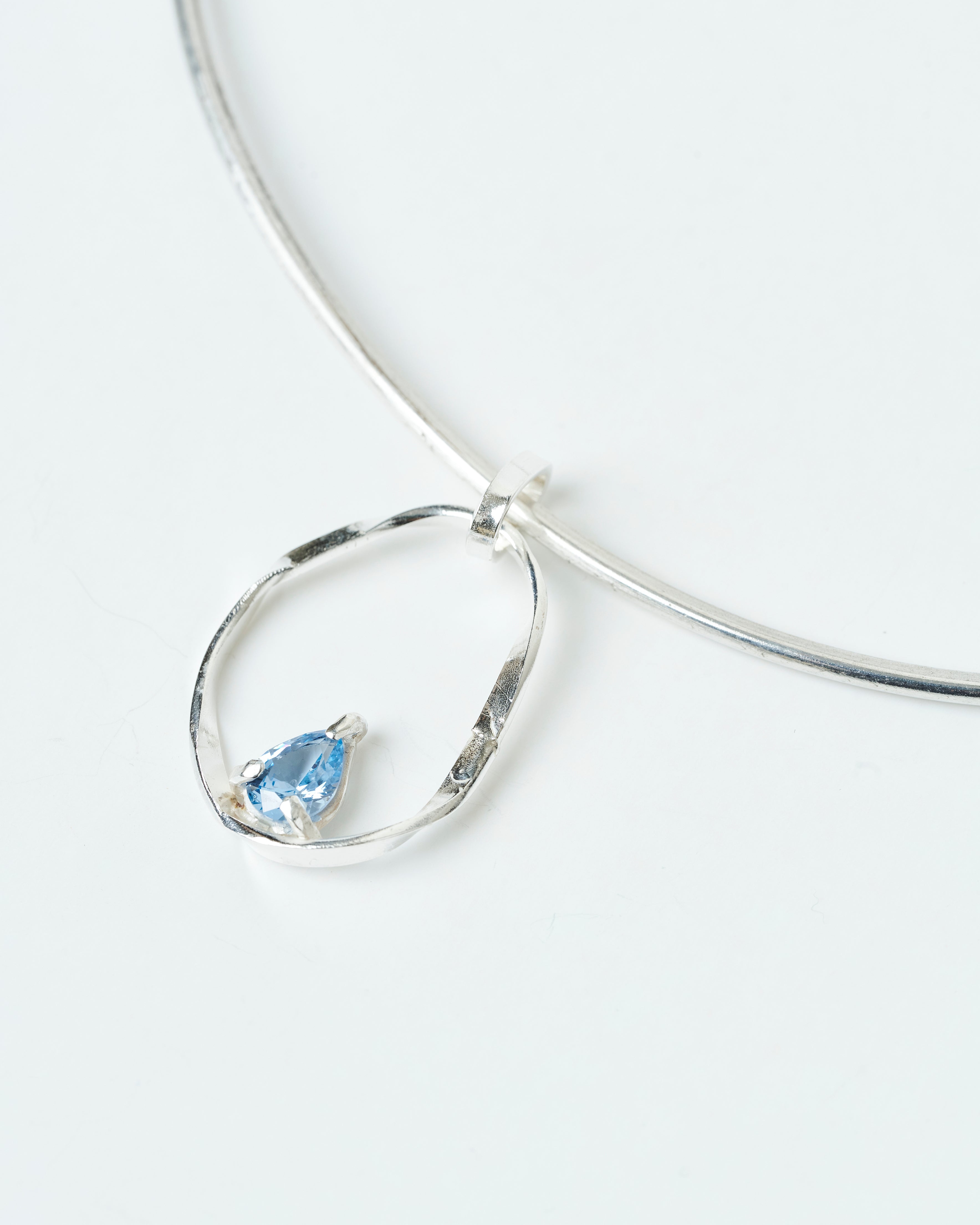 Choker Mare piedra azul