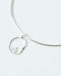 Choker Mare piedra blanca