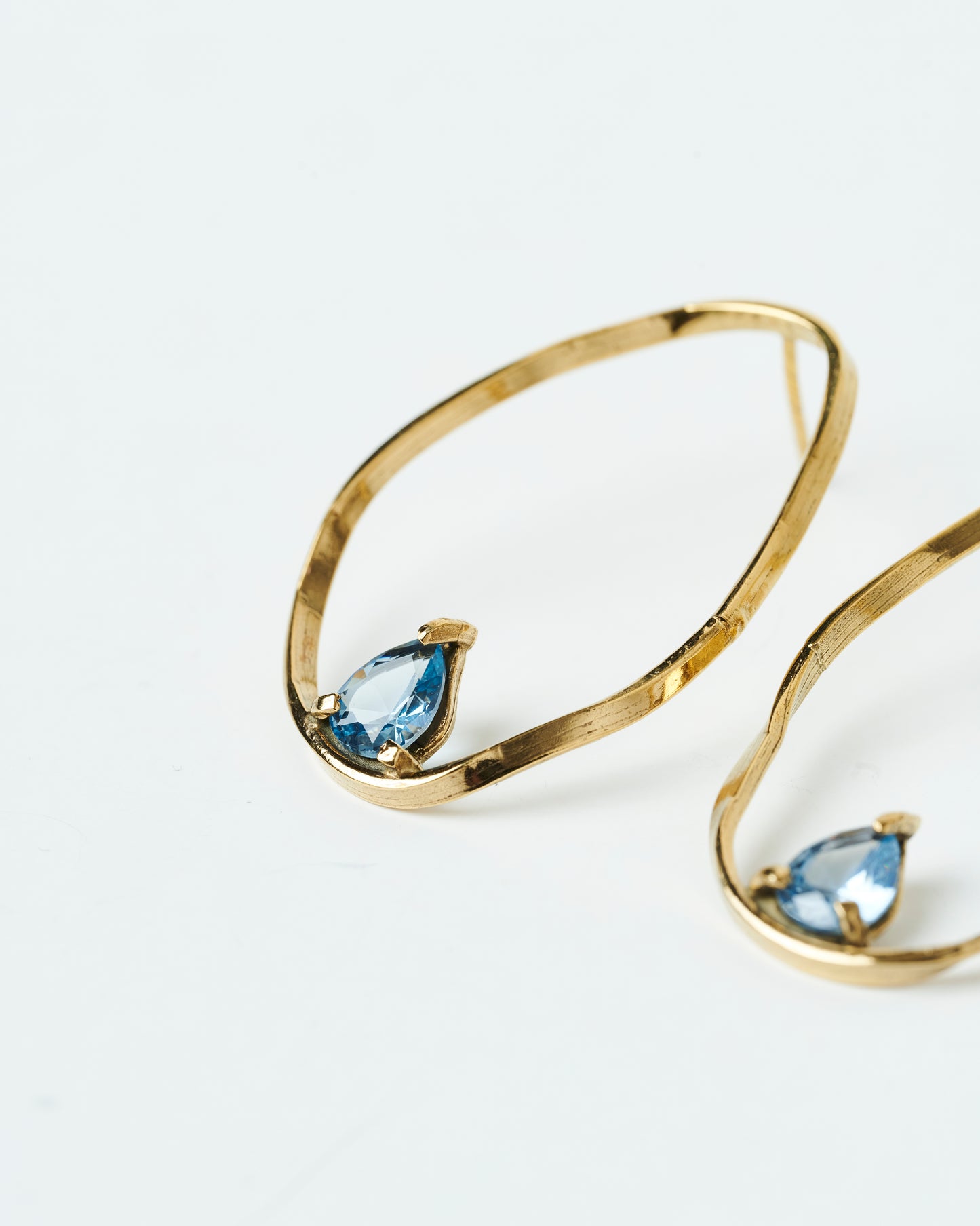 Aros Fiore azul - Enchapados