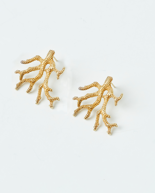 Aros Coral oro