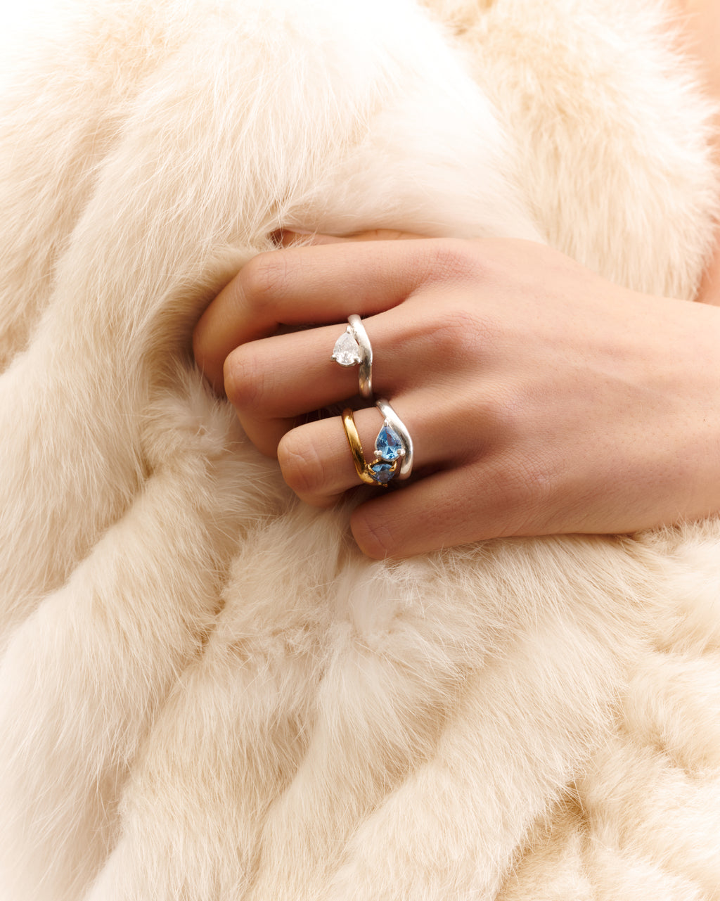 Anillo Dalí Enchapado