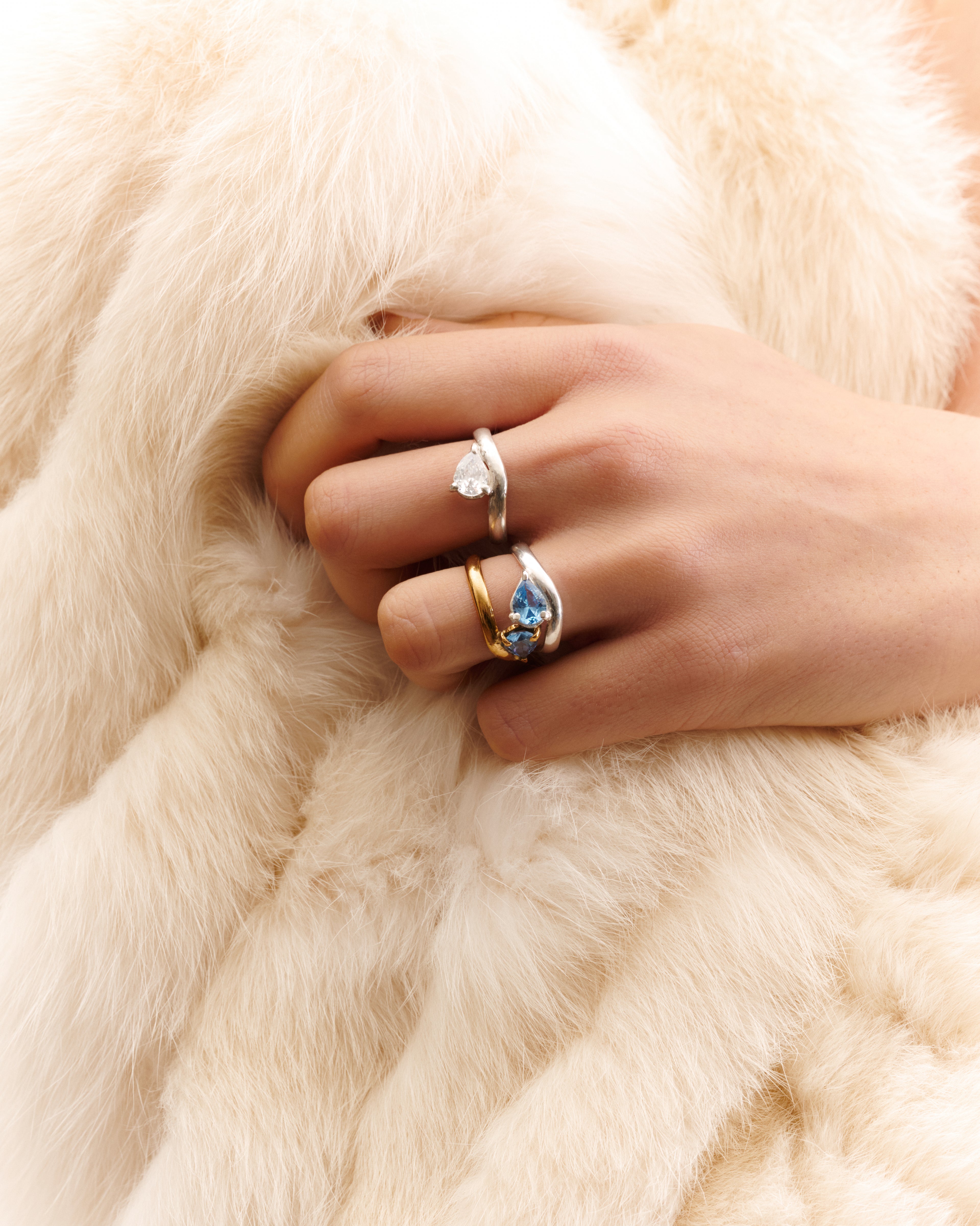 Anillo Dalí Enchapado
