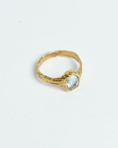 Anillo solitario circón