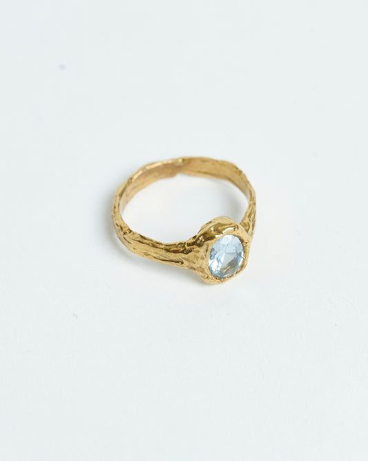 Anillo solitario circón