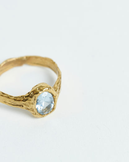 Anillo solitario circón
