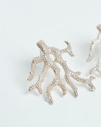 Aros Coral Plata
