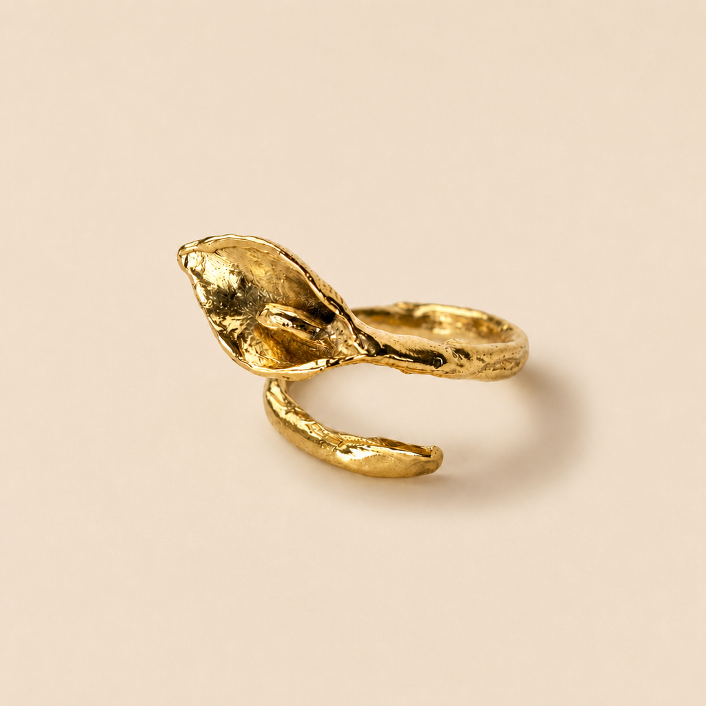 Anillo Cala enchapado