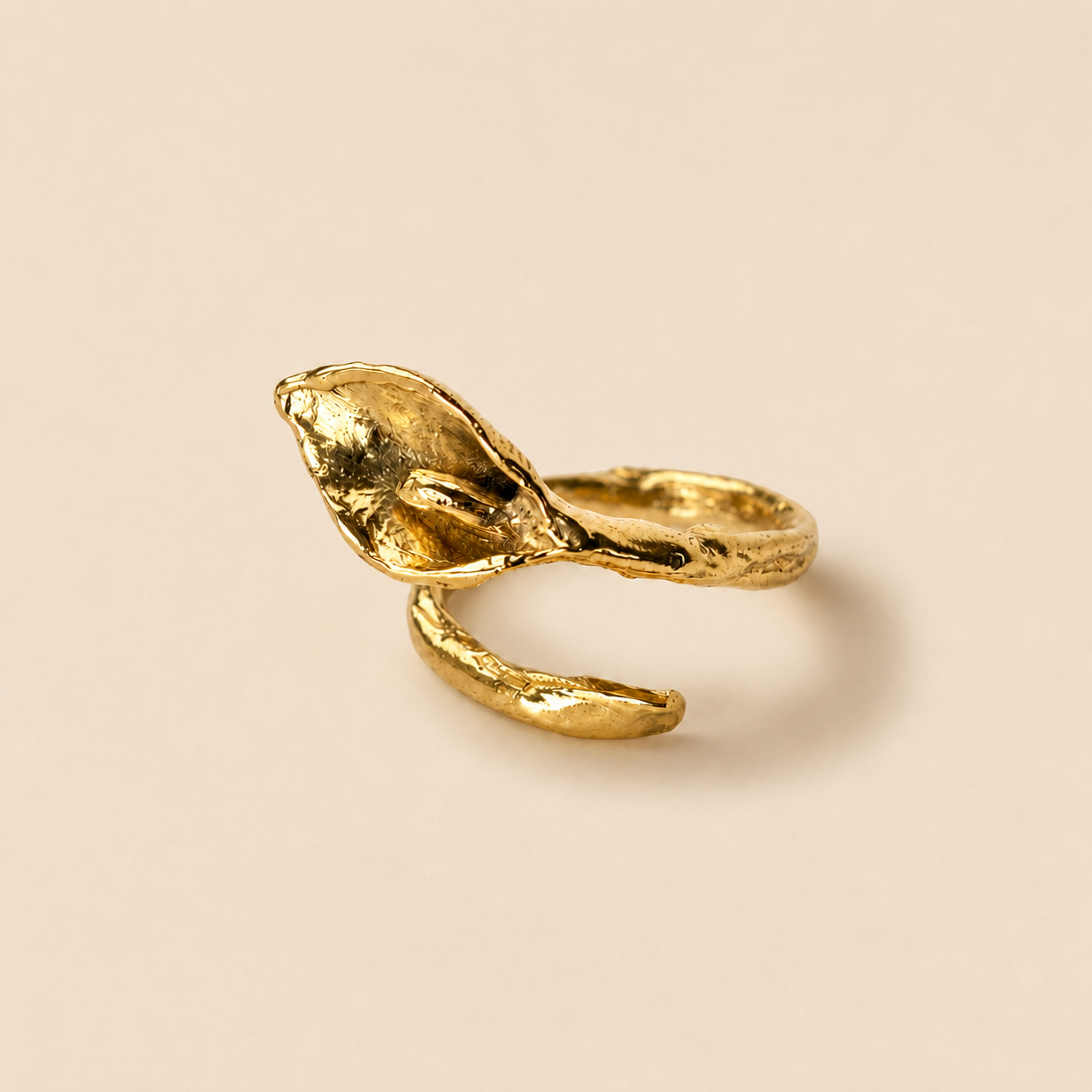 Anillo Cala enchapado