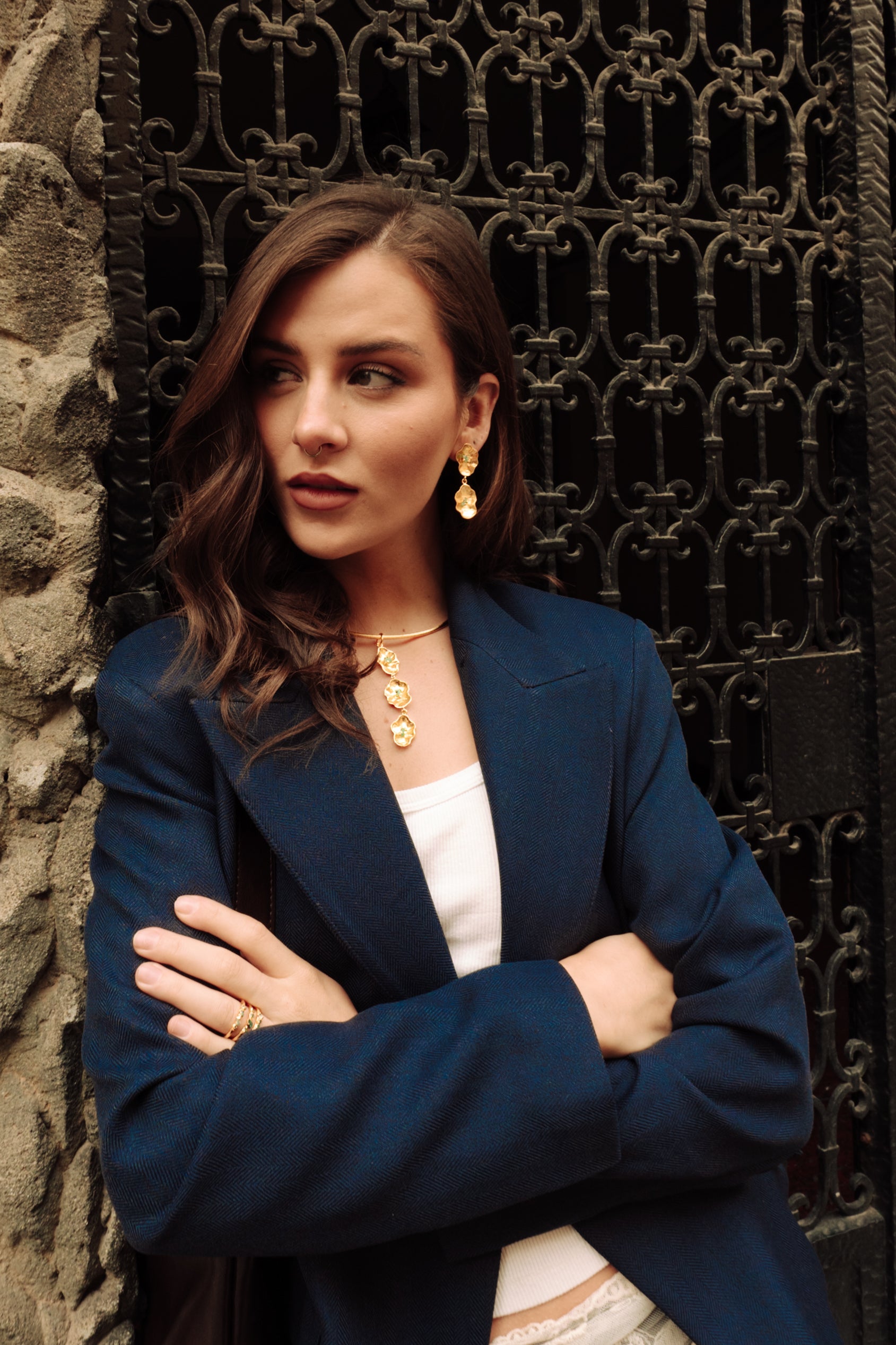 COLLAR OLIVO - ESMERALDAS