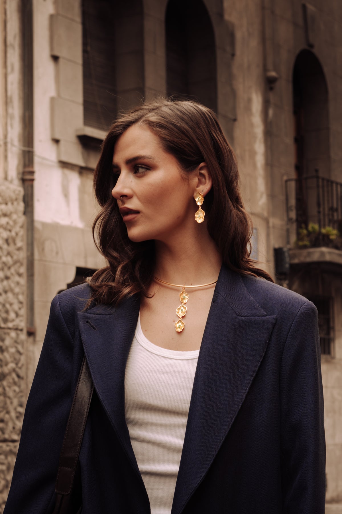 COLLAR OLIVO - ESMERALDAS