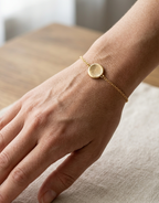 Pulsera kit huella - Enchape de oro