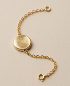 Pulsera kit huella - Enchape de oro