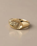 Anillo Huella Enchapado en Oro