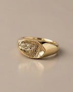 Anillo Huella Enchapado en Oro